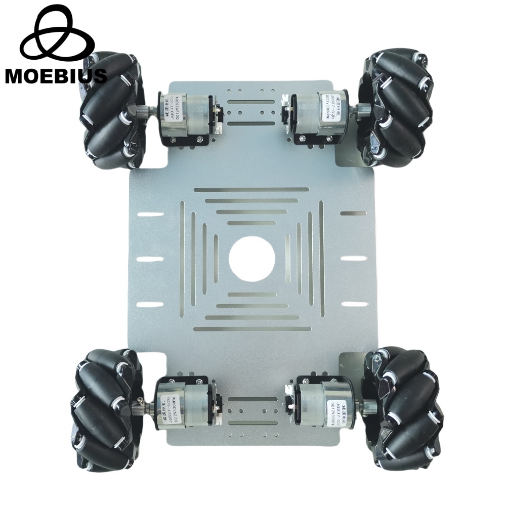 Robot Arm Kit - ชุดประกอบรถหุ่นยนต์ล้อเมคานัม 4WD รับน้ำหนักได้ 26 กก. รุ่น