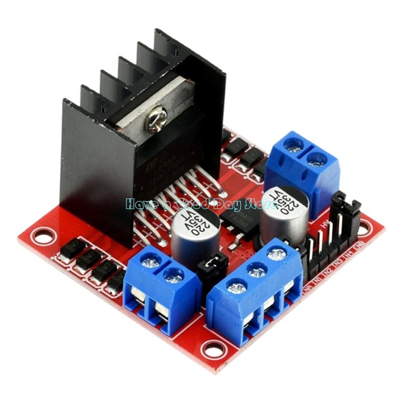 L298N Module - โมดูลไดรเวอร์ L298N ควบคุมมอเตอร์คู่ 462D รองรับแรงดันไฟฟ้าสูงถึง 46V