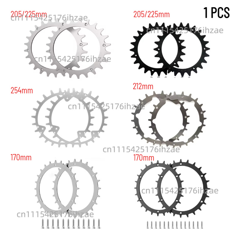 Robot Wheel - 1 ชิ้น 205/225/212/254/170 มม. ล้อหนามสำหรับหุ่นยนต์ตัดหญ้า Worx