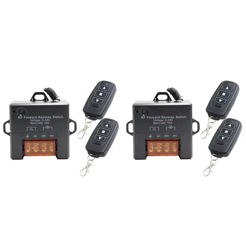 Dc Motor - BHBD-2X สวิตช์ควบคุมระยะไกลแบบเดินหน้าถอยหลัง สำหรับมอเตอร์กระแสตรง DC 5V-48V 10A