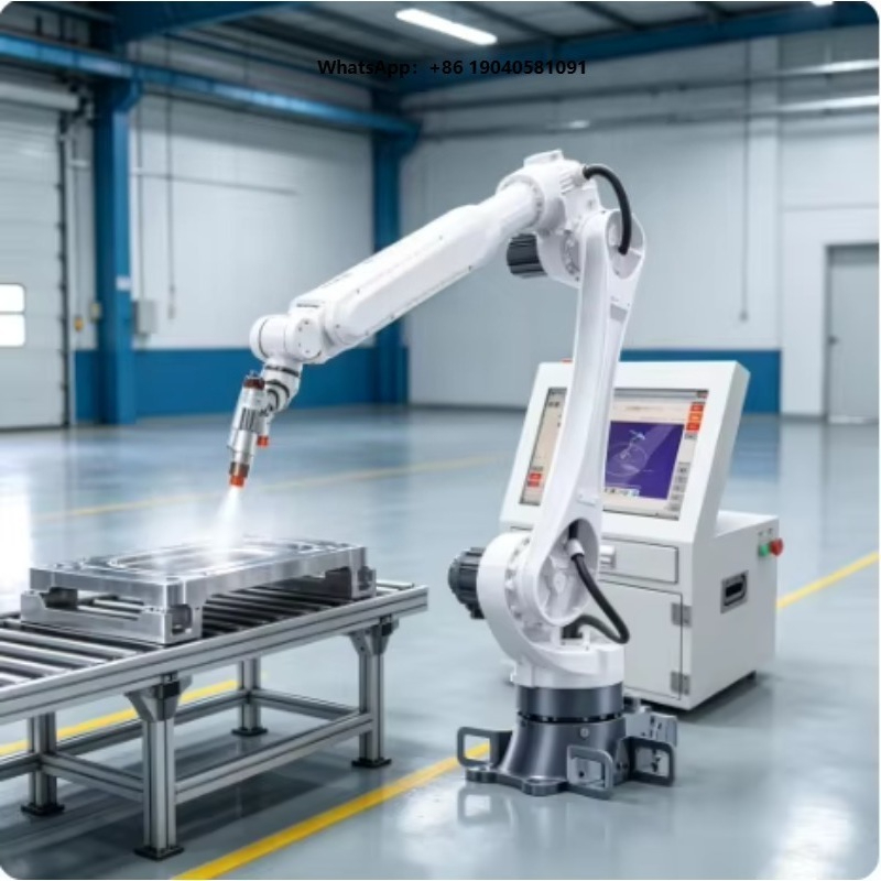 Robot Arm Metal - แขนหุ่นยนต์ CNC สำหรับงานอุตสาหกรรม อุปกรณ์เคลือบผิวสม่ำเสมอประสิทธิภาพสูง สำหรับการพ่นสีบนพื้นผิวโลหะ ไม้