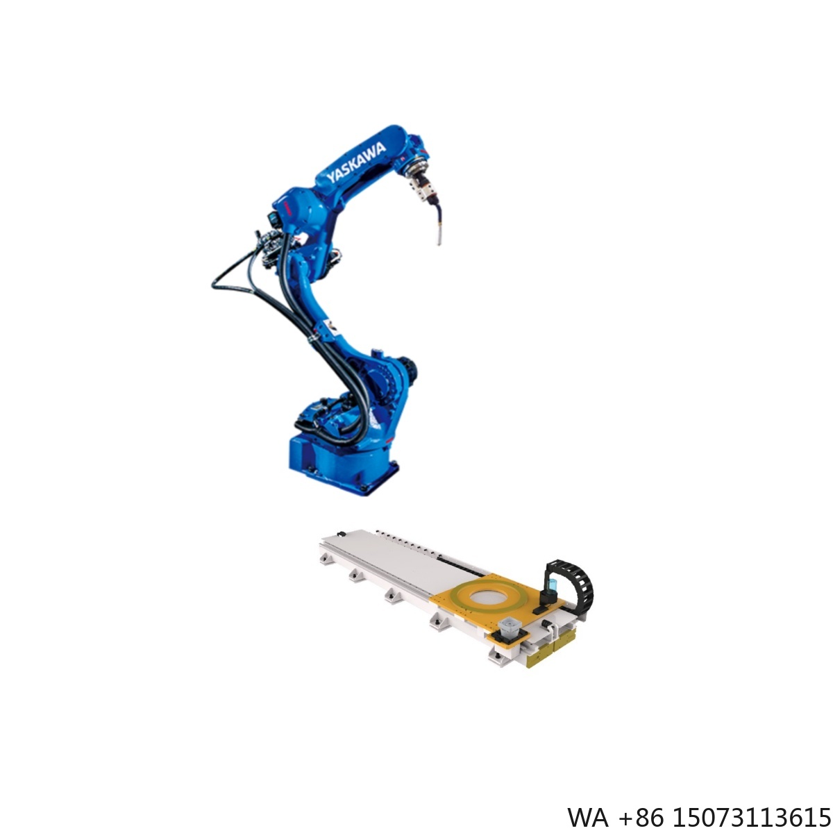 Robot Track - รางเลื่อน GBS-02-W3000 สำหรับหุ่นยนต์เชื่อม ระบบรางเลื่อนเชิงเส้น ใช้งานร่วมกับ YASKAWA
