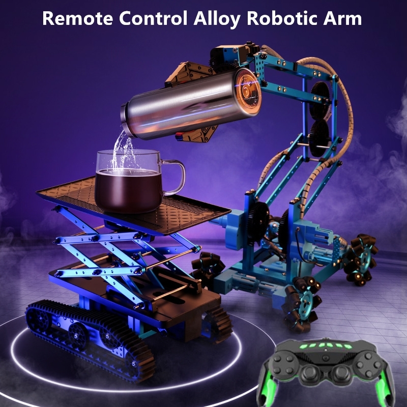 Robot Arm Metal - รถบังคับวิทยุอัลลอยด์ หุ่นยนต์แปลงร่าง ยิงกระสุน บังคับด้วยคลื่นความถี่ 2.4G พร้อมแขนหุ่นยนต์อเนกประสงค์