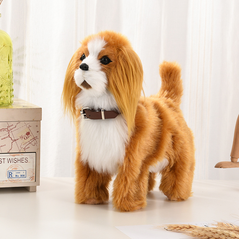 Line Follower Robot - อิเล็กทรอนิกส์ของเล่นตุ๊กตาหมา Interactive Robot Puppy การควบคุมเสียงตุ๊กตา Walk