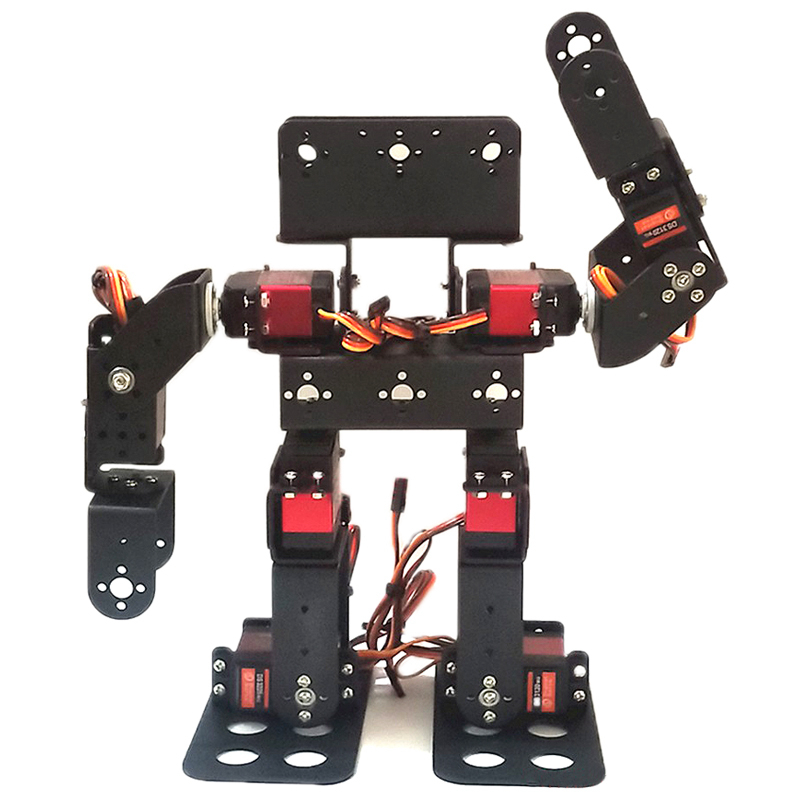 Line Follower Robot - หุ่นยนต์8/17/19 dof หุ่นยนต์การศึกษาหุ่นยนต์เต้นรำมนุษย์หุ่นยนต์เดินสองไอเพดสำหรับการสอนของตกแต่งงานปาร์ตี้จับคู่อุปกรณ์เสริม MG996R