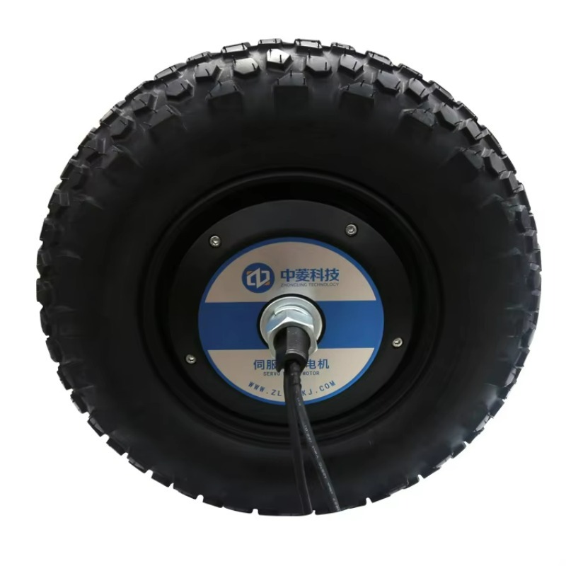 Robot Wheel - มอเตอร์เซอร์โวแบบดุมล้อ DC ไร้แปรงถ่าน สำหรับ AGV โรบอตตรวจสอบ