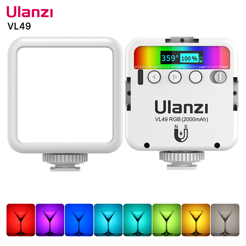 Ulanzi ไฟกล้อง RGB VL49 LED 25 - Uln2003 Driver บทวิจารณ์และราคา