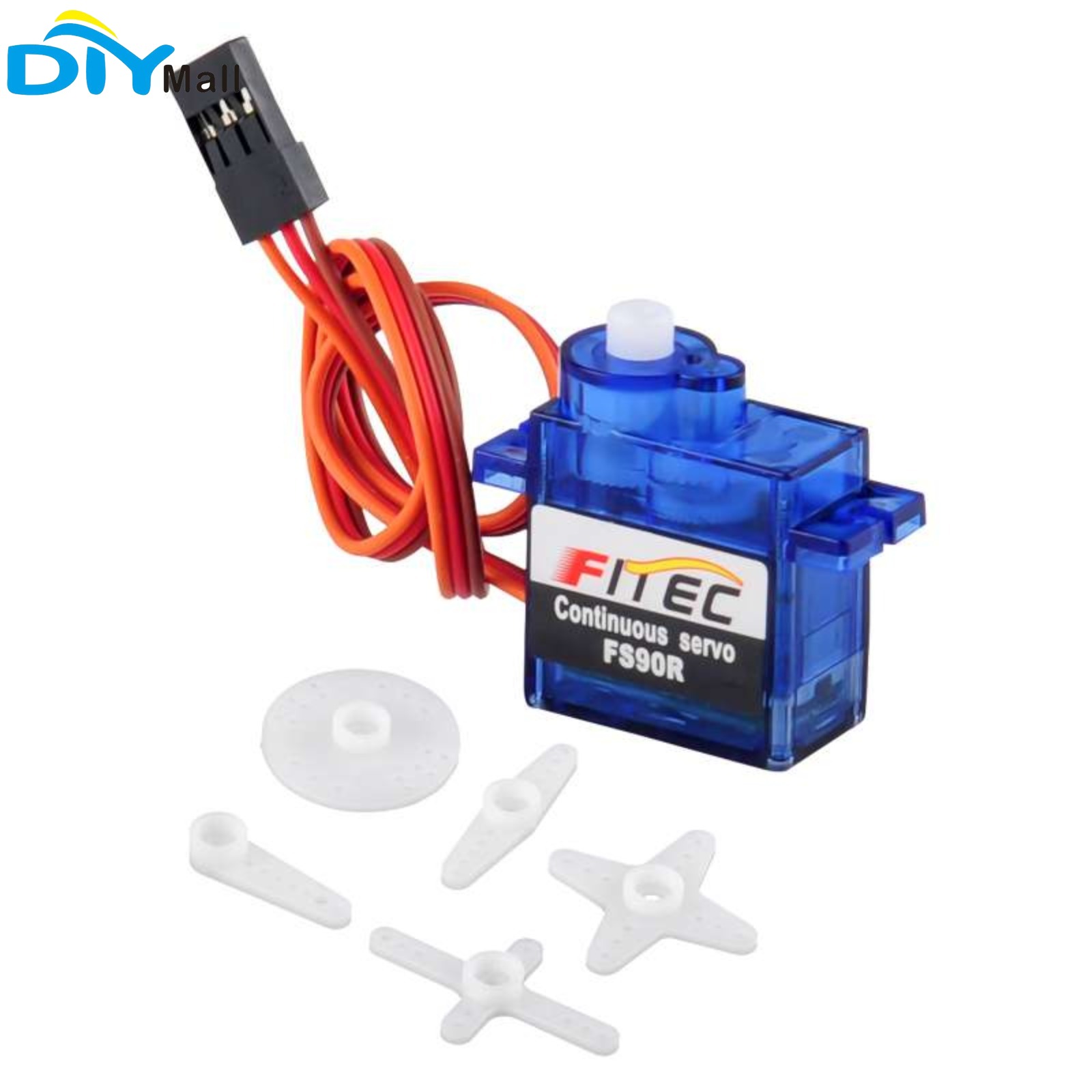 FS90R 9g เซอร์โว 360 องศา หมุน - Micro Servo บทวิจารณ์และราคา