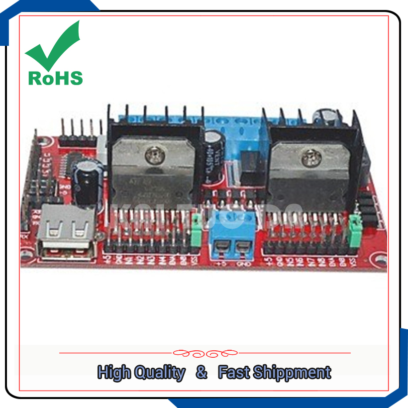 L298N V3/สี่ 4 DC stepper มอเต - L298N Module บทวิจารณ์และราคา