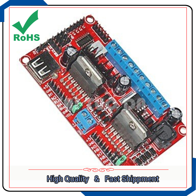 L298N V3/สี่ 4 DC stepper มอเต - L298N Module บทวิจารณ์และราคา
