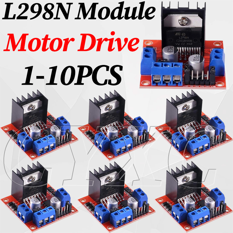 1-10PCS L298N Stepper Motor Dr - L298N Module บทวิจารณ์และราคา