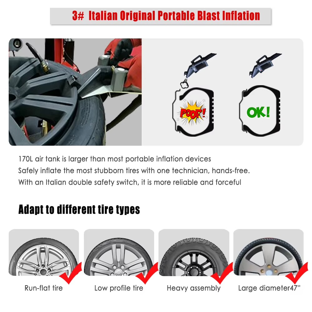 เครื่องเปลี่ยนยางอัตโนมัติคุณภ - Robot Wheel บทวิจารณ์และราคา