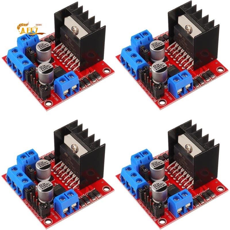 AEE7-4 ชุด 4 ชิ้น บอร์ดควบคุมม - L298N Module บทวิจารณ์และราคา
