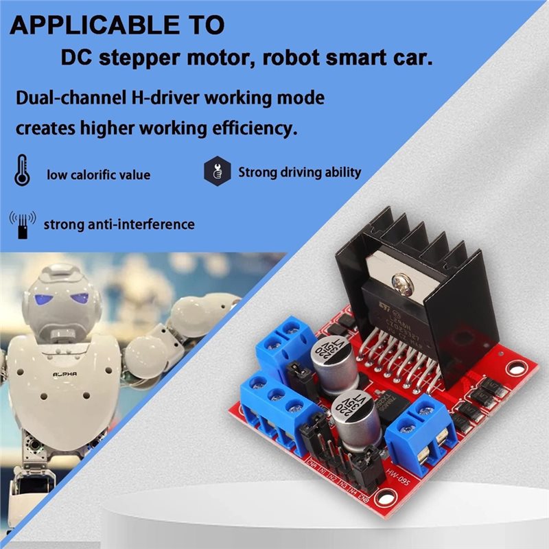 AEE7-4 ชุด 4 ชิ้น บอร์ดควบคุมม - L298N Module บทวิจารณ์และราคา
