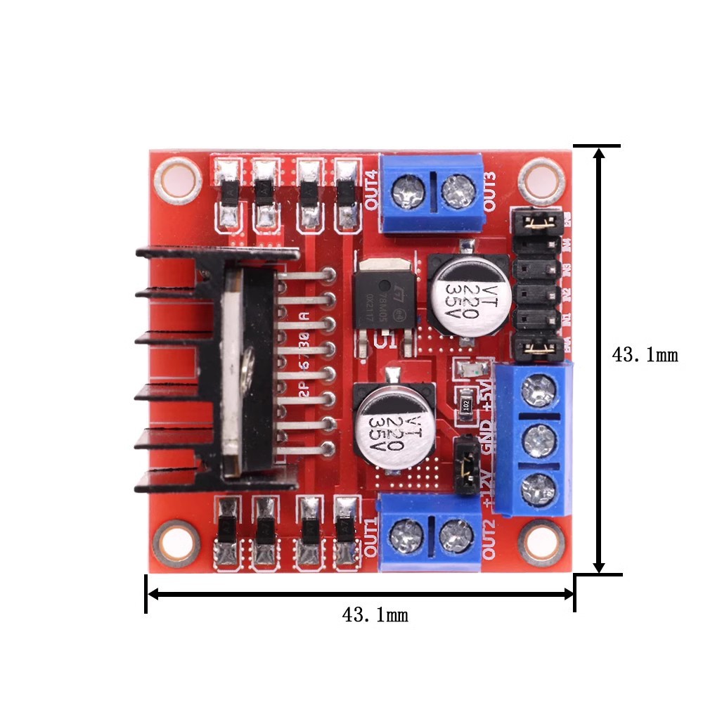 1~100 ชิ้น L298N โมดูลควบคุมมอ - L298N Module บทวิจารณ์และราคา