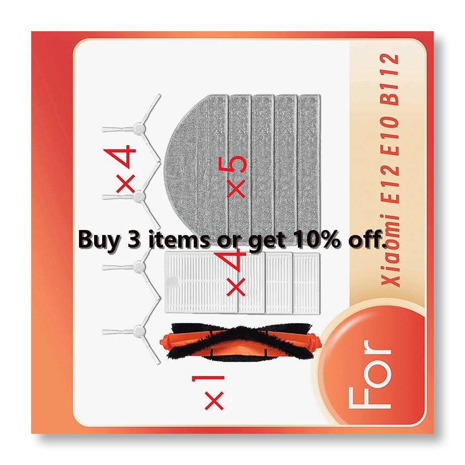 อะไหล่ทดแทน 14 ชิ้นสำหรับหุ่นย - Robot Vacuum บทวิจารณ์และราคา