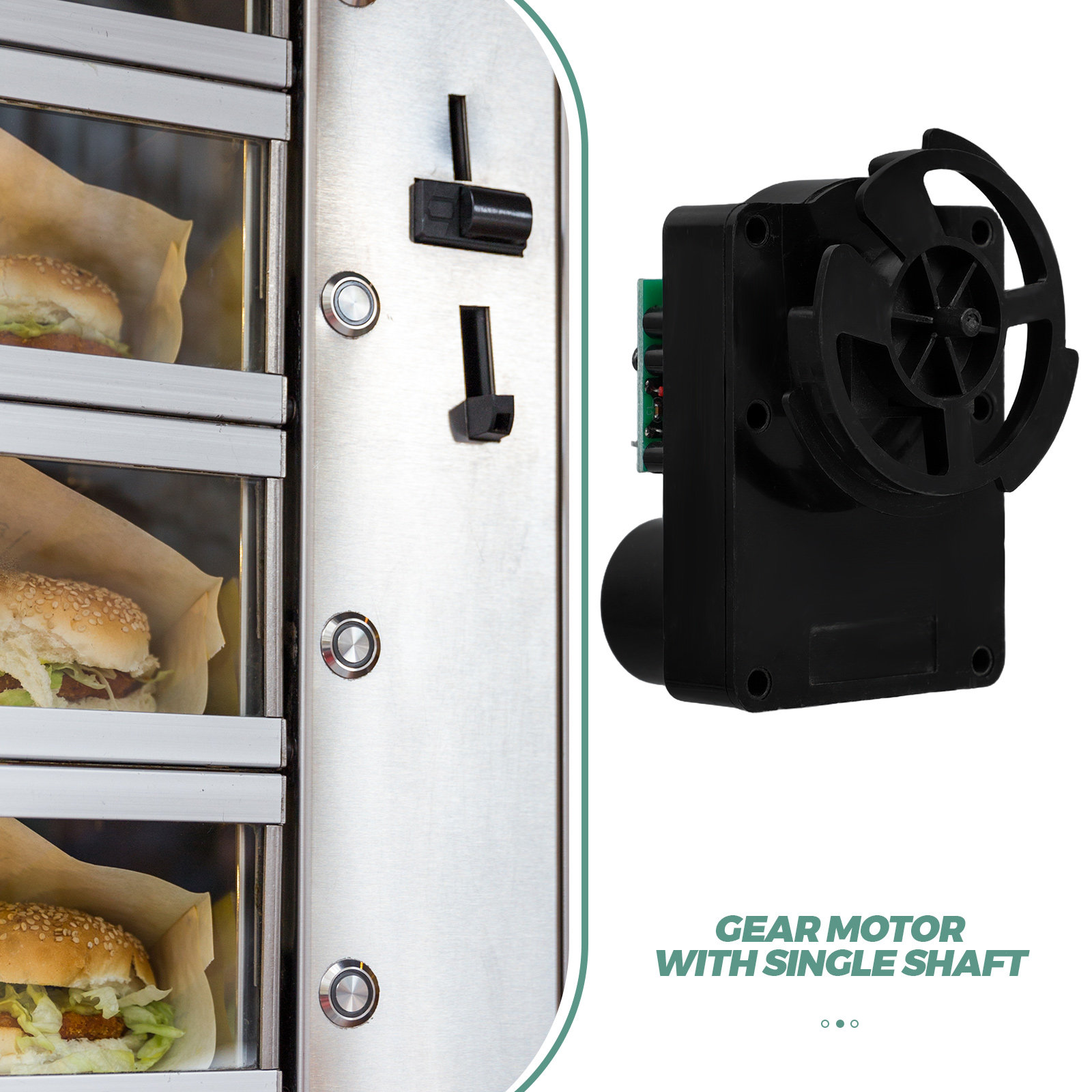 มอเตอร์สำหรับเครื่องจำหน่ายสิน - Geared Motor บทวิจารณ์และราคา