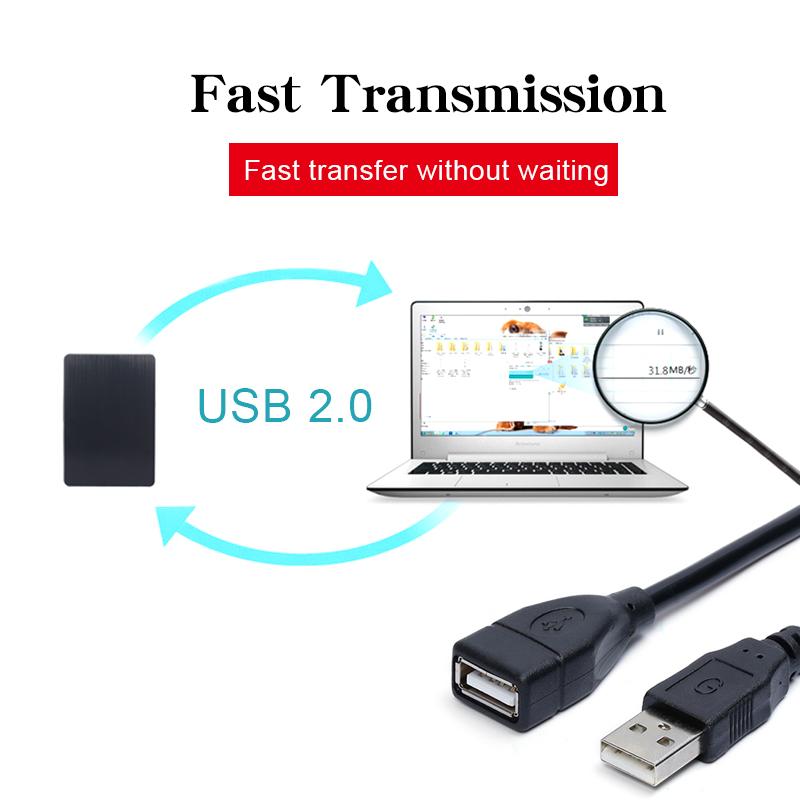 1/2 ชิ้นสาย USB2.0 สายต่อขยาย  - Line Follower Robot บทวิจารณ์และราคา
