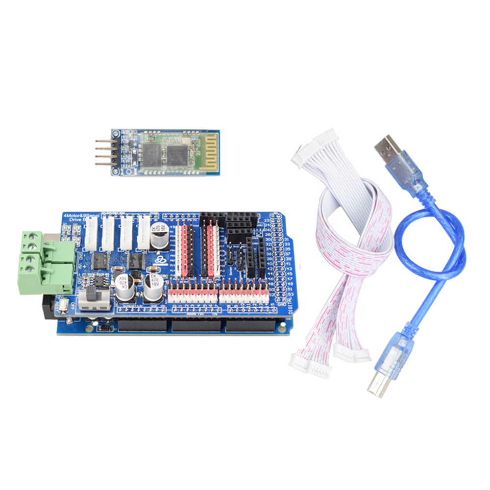 Arduino Mega2560 RC ควบคุม 4WD - Robot Arm Kit บทวิจารณ์และราคา