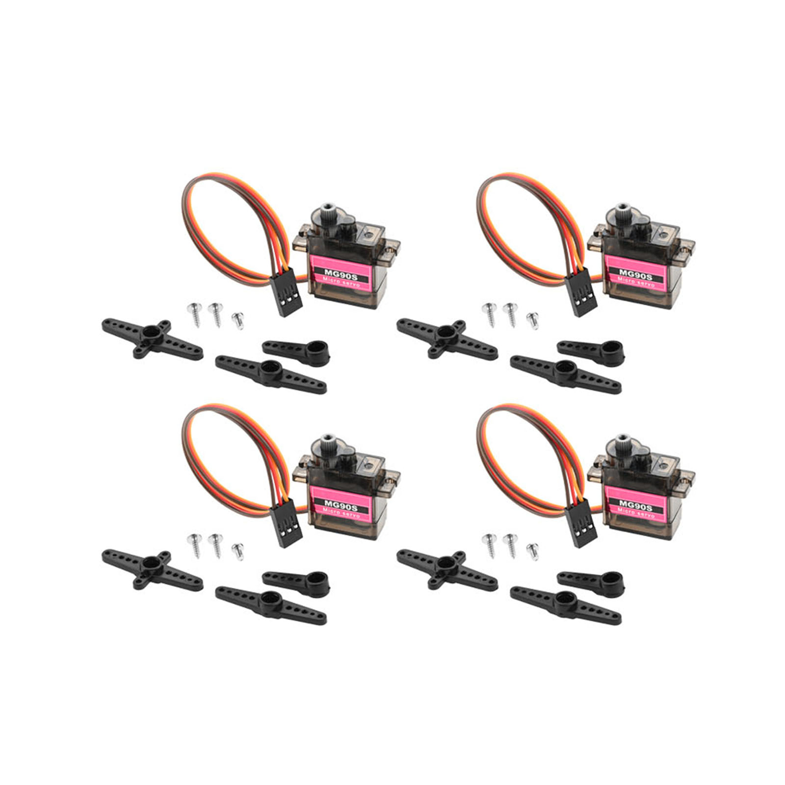 มอเตอร์เซอร์โวโลหะขนาดเล็ก 4 ช - Robot Arm Metal บทวิจารณ์และราคา