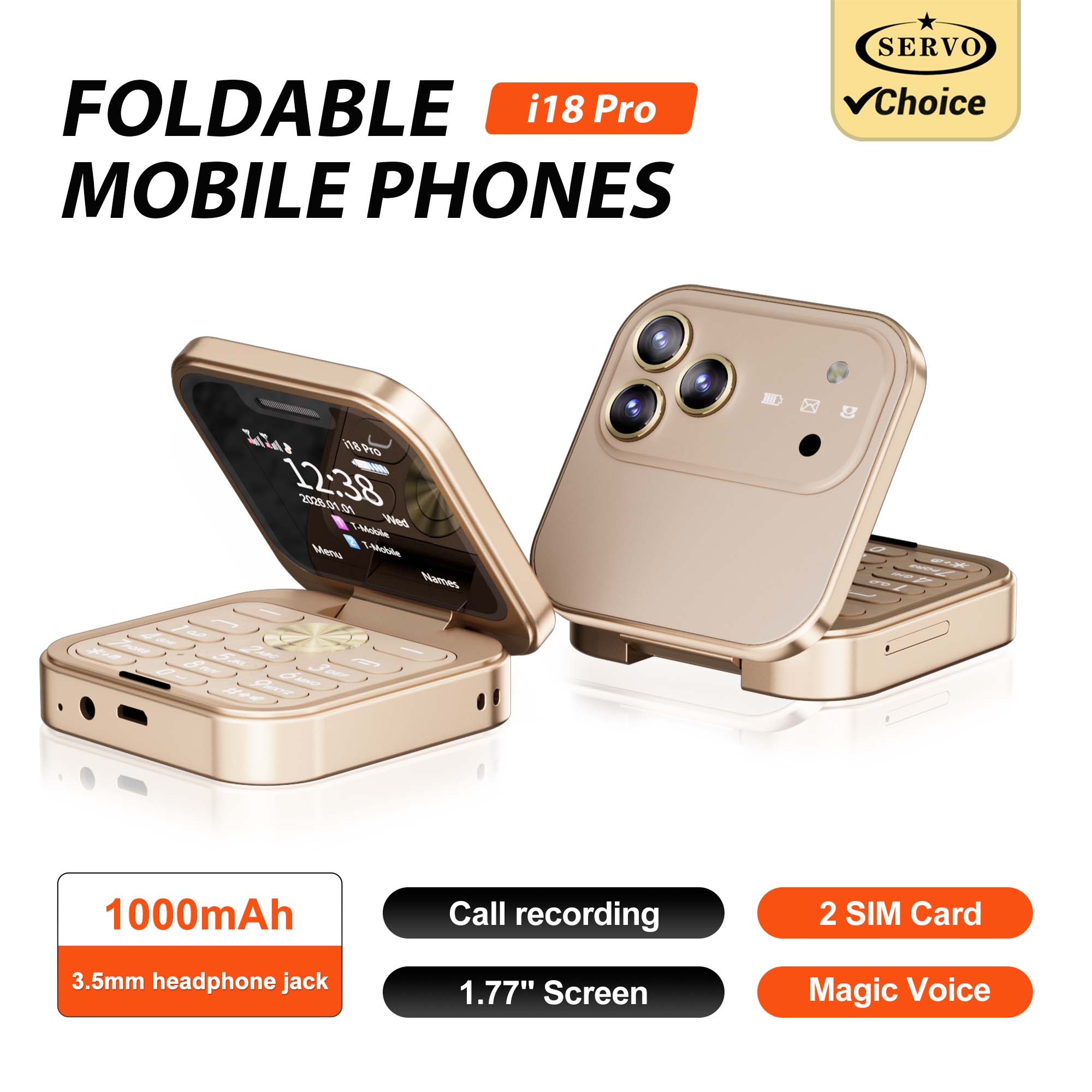 SERVO I18PRO โทรศัพท์มือถือแบบ - Servo Pan Tilt บทวิจารณ์และราคา