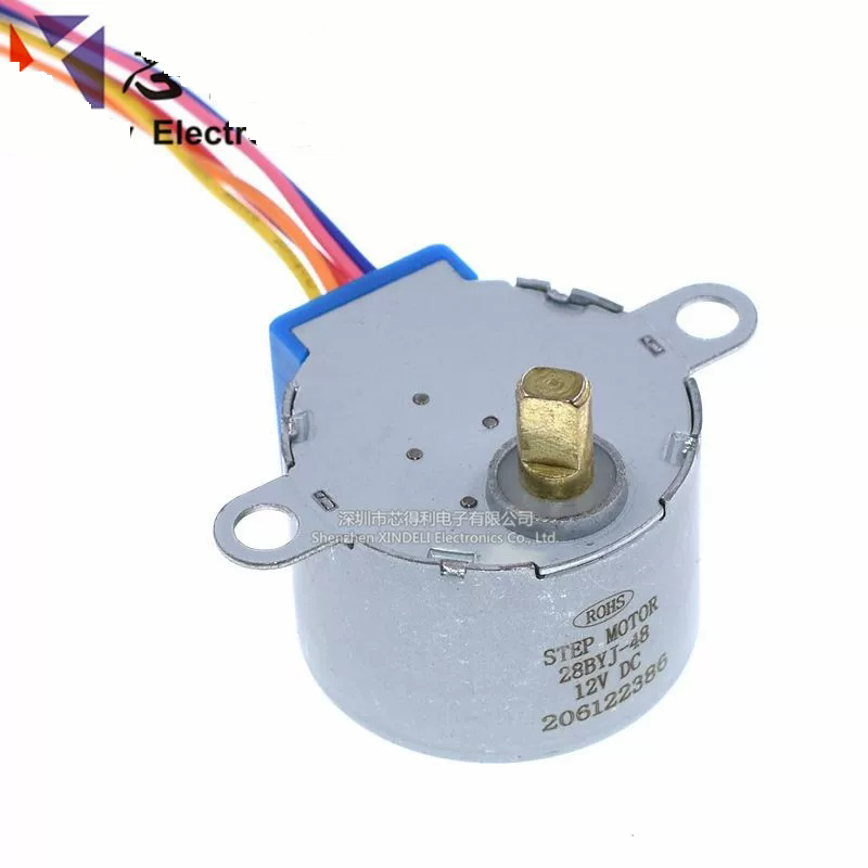 มอเตอร์สเต็ปเปอร์ 5V 12V แบบ 4 - 28Byj-48 บทวิจารณ์และราคา