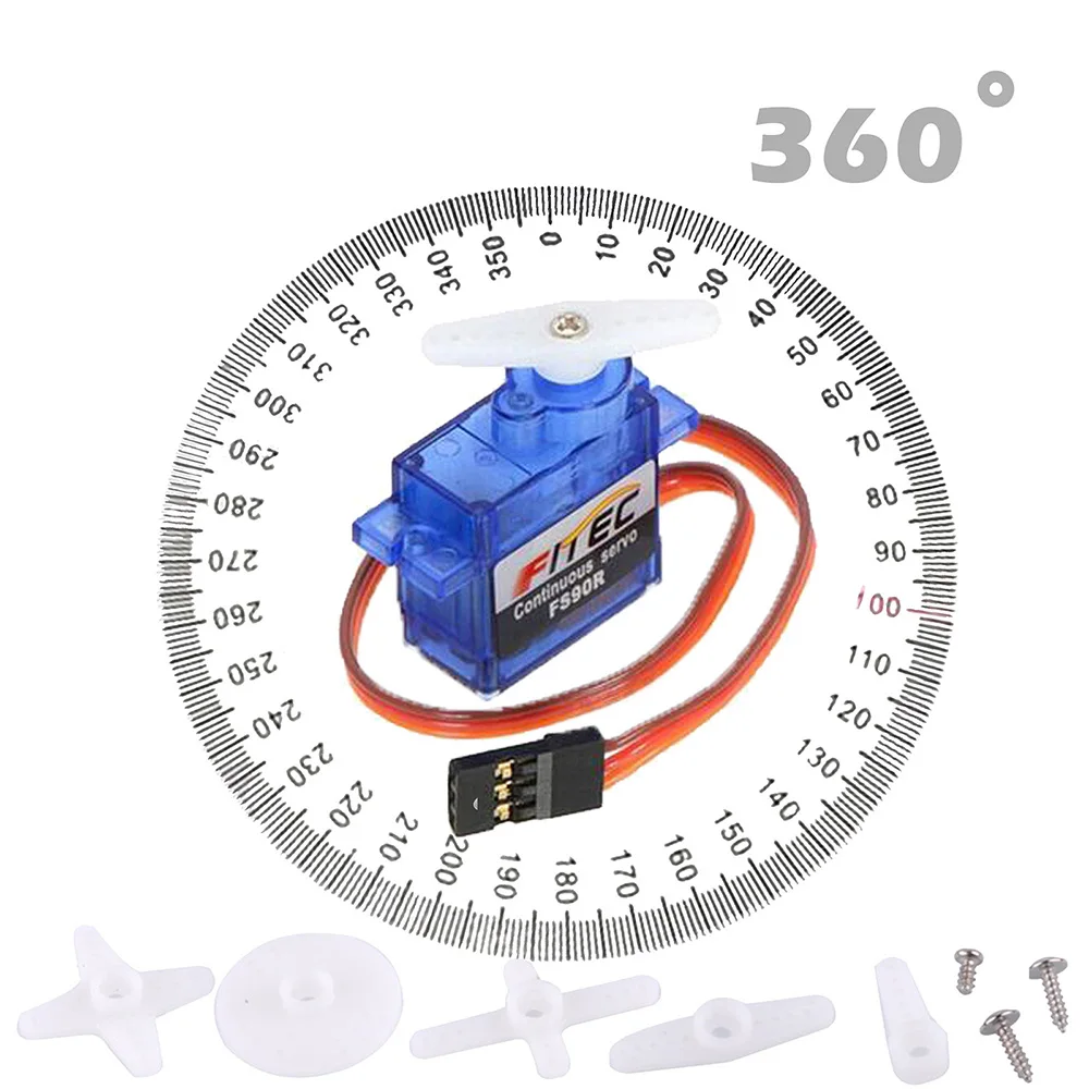 4 ชุด Feetech FS90R เซอร์โว 36 - Micro Servo บทวิจารณ์และราคา
