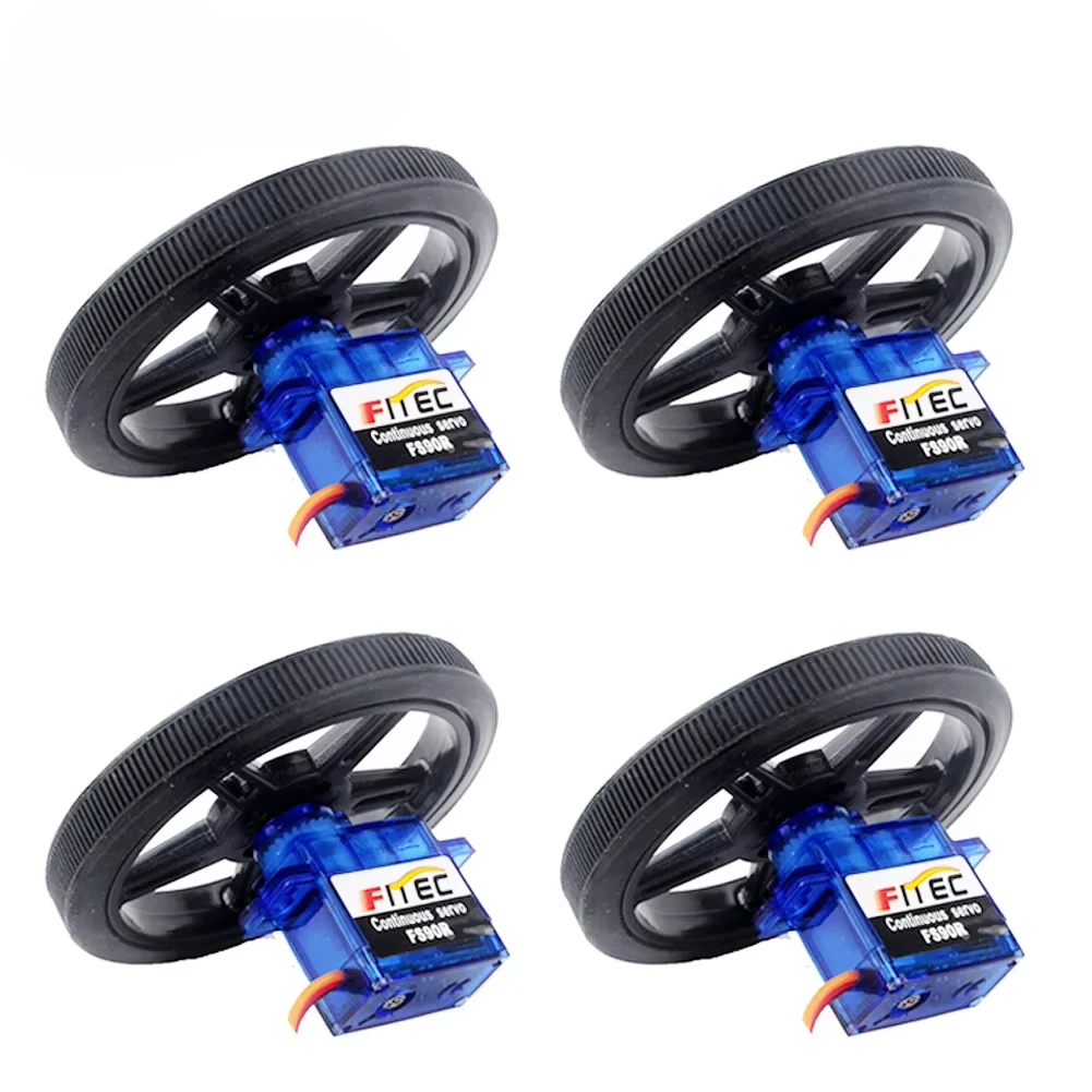 4 ชุด เซอร์โว Feetech FS90R หม - Micro Servo บทวิจารณ์และราคา