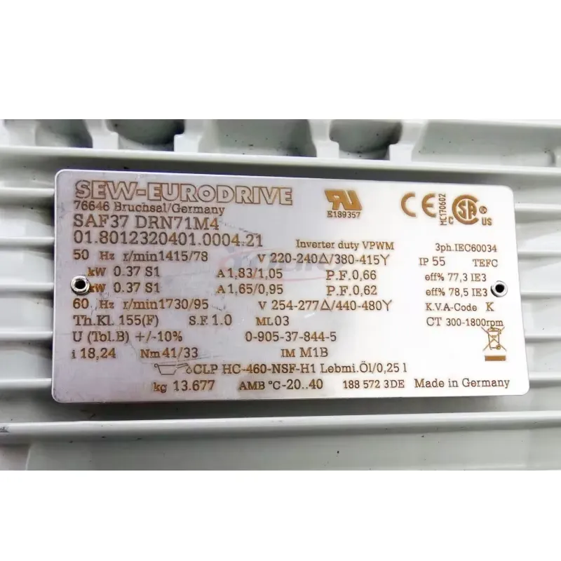 สำหรับ SEW EURODRIVE SAF37 DRN - Geared Motor บทวิจารณ์และราคา
